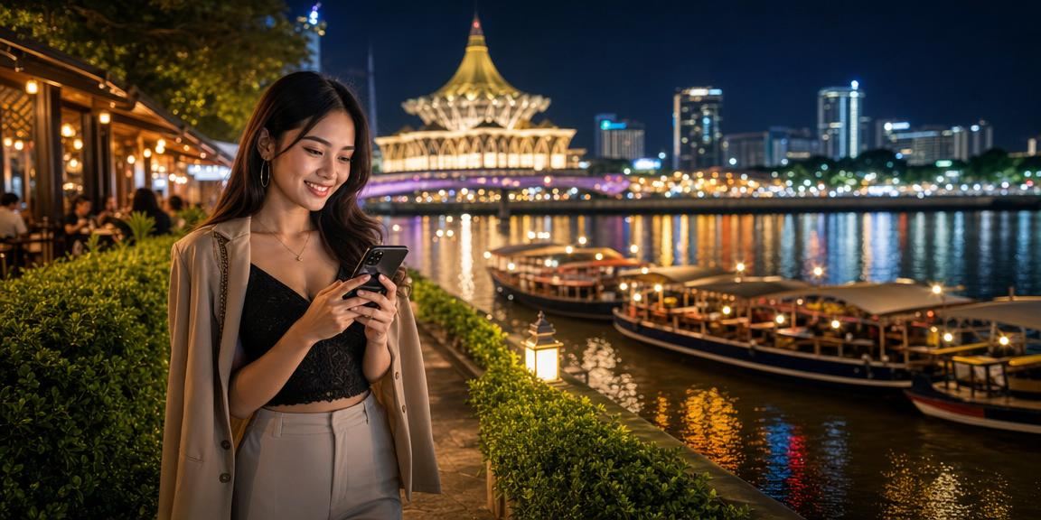 Pemain di Kuching menggunakan telefon untuk bertaruh kriket secara mudah alih melalui 2230