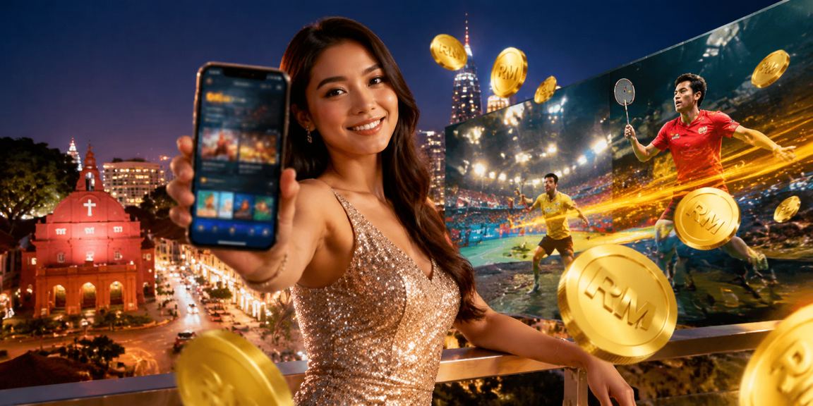 Antara muka aplikasi kasino di Melaka untuk deposit dan pengeluaran MYR