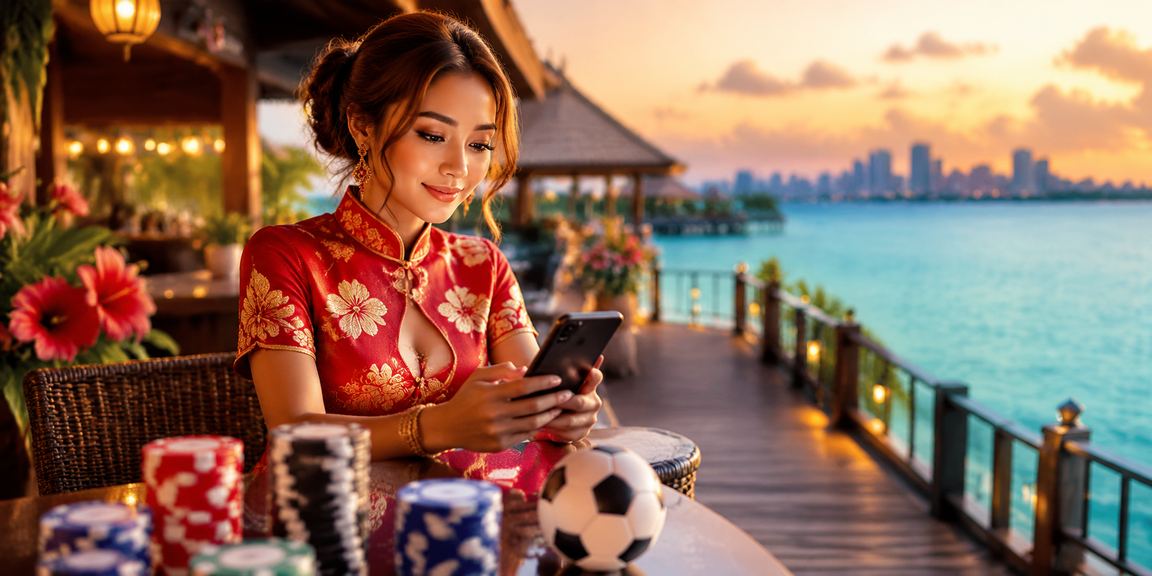 Pengguna Malaysia bermain pertaruhan bola sepak melalui aplikasi mudah alih